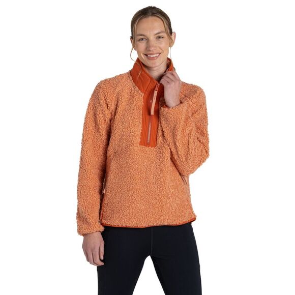 Craghoppers Womens/Ladies Toro Half Zip Fleece Top / Clay